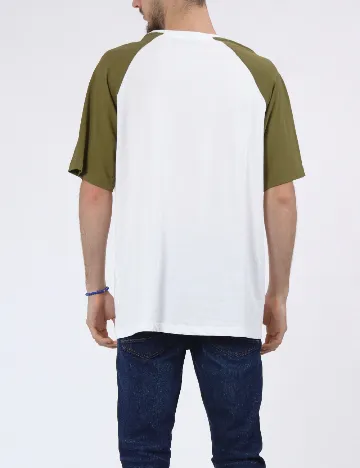 Tricou Jack&Jones, alb/verde Alb