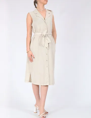 Rochie medie Vero Moda, crem