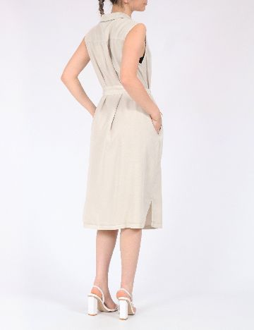 Rochie medie Vero Moda, crem