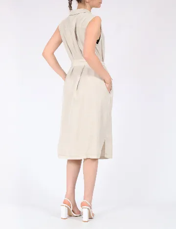 Rochie medie Vero Moda, crem