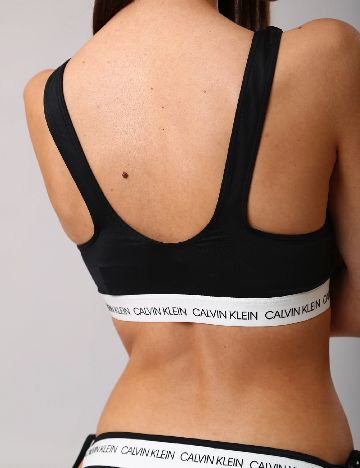 Bustiera de baie Calvin Klein, negru