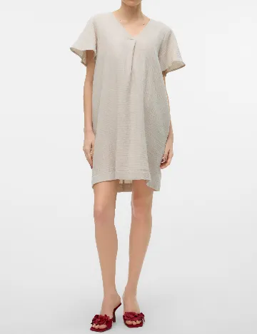 Rochie scurta Vero Moda, crem