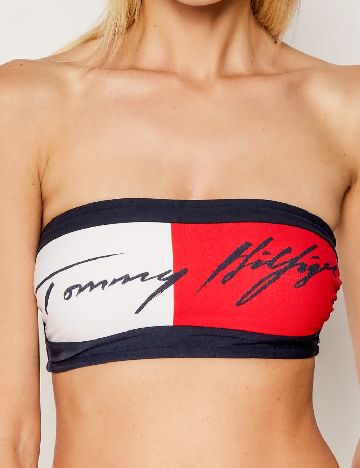 Bustiera de baie Tommy Hilfiger, mix culori