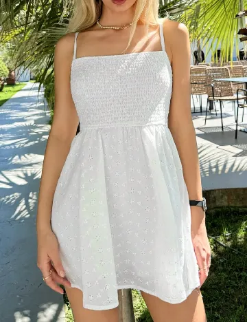 Rochie scurta SHEIN, alb