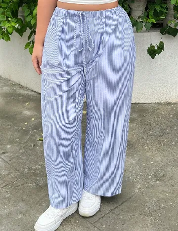 Pantaloni SHEIN CURVE, albastru