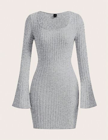 Rochie scurta SHEIN, gri