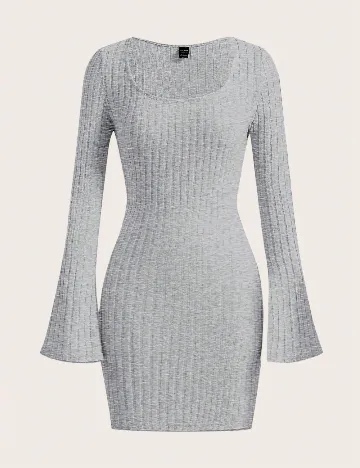 Rochie scurta SHEIN, gri