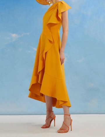 Rochie medie Coast, galben