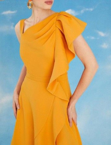 Rochie medie Coast, galben
