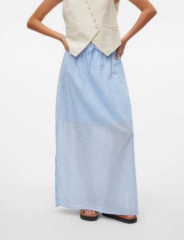 Fusta Vero Moda, albastru