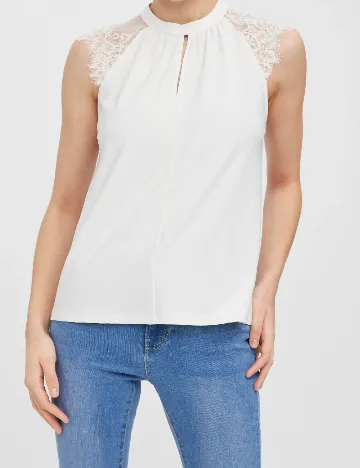 Bluza Vero Moda, alb