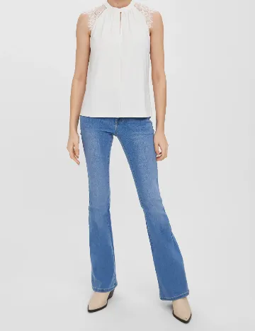 Bluza Vero Moda, alb