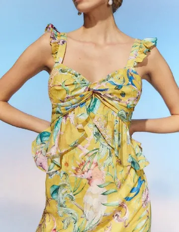 Rochie medie Coast, galben