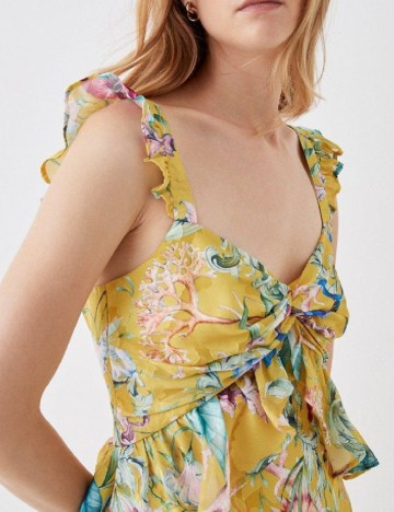 Rochie medie Coast, galben