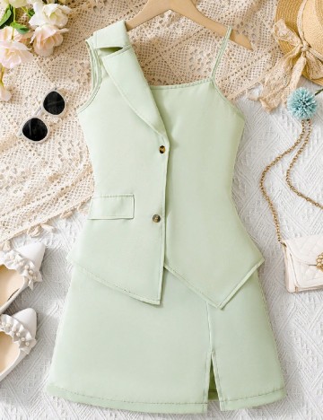 Compleu Shein Kids, verde
