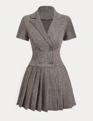 Rochie scurta SHEIN, maro