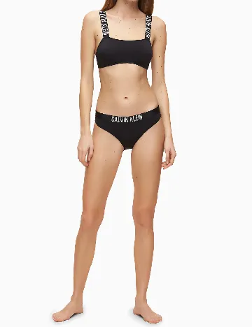 Sutien de baie Calvin Klein, negru