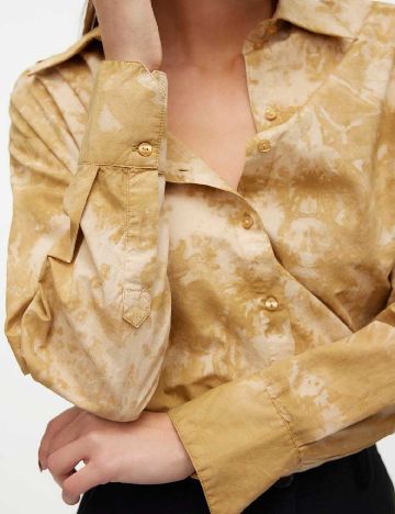 Camasa Vero Moda, mustar