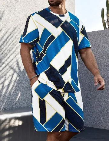 Compleu SHEIN Plus Size Men, mix culori