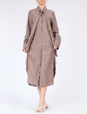 Rochie medie Vero Moda, maro