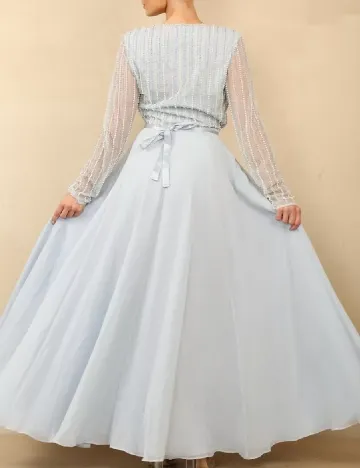 Rochie lunga ASOS, albastru