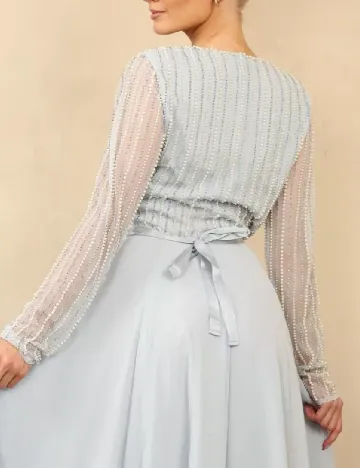 Rochie lunga ASOS, albastru