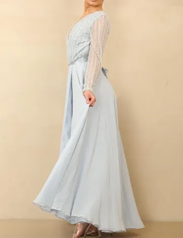 Rochie lunga ASOS, albastru
