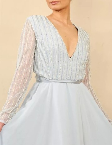 Rochie lunga ASOS, albastru
