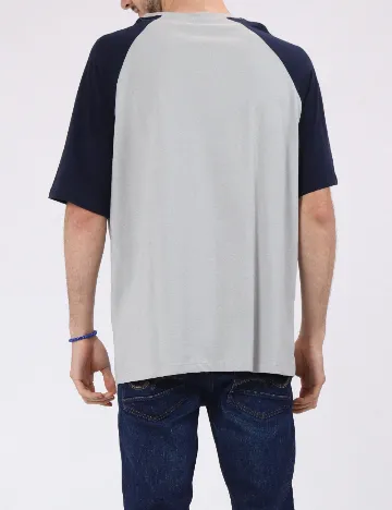 Tricou Jack&Jones, gri/bleumarin Gri