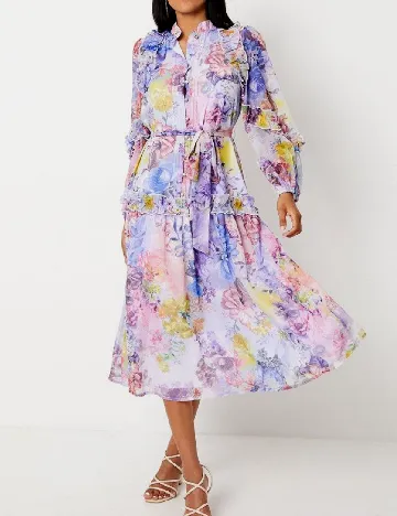 Rochie medie Coast, floral print
