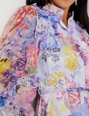 Rochie medie Coast, floral print