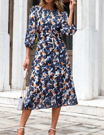 Rochie medie SHEIN, bleumarin
