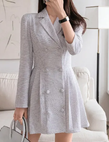 Rochie scurta Dazy, gri