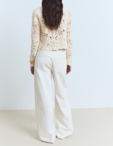 Cardigan Mango, crem