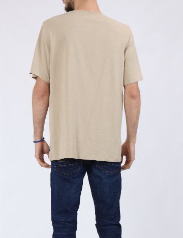 Tricou Jack&Jones, crem