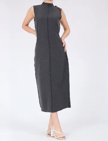 Rochie medie Jacqueline de Yong, gri