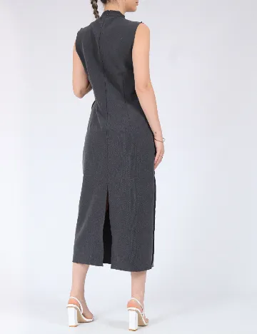 Rochie medie Jacqueline de Yong, gri