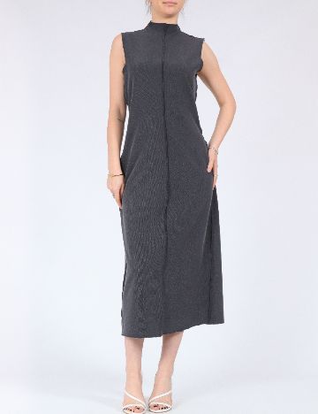 Rochie medie Jacqueline de Yong, gri