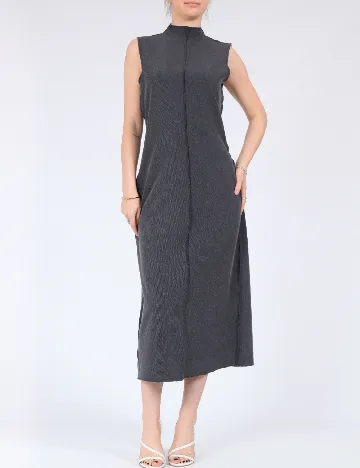 Rochie medie Jacqueline de Yong, gri