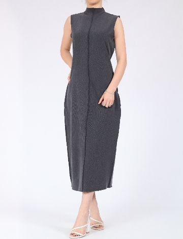 Rochie medie Jacqueline de Yong, gri