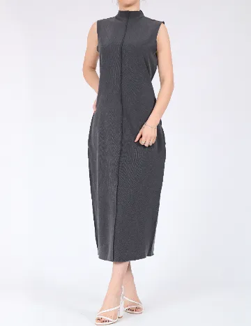 Rochie medie Jacqueline de Yong, gri