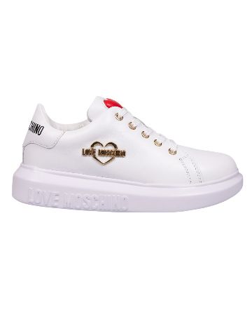 Adidasi Love Moschino, alb