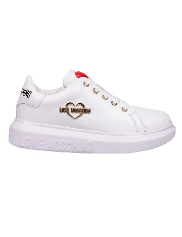 Adidasi Love Moschino, alb
