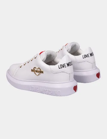 Adidasi Love Moschino, alb