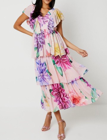 Rochie medie Coast, floral print