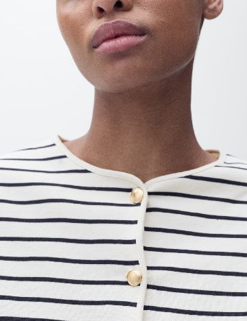 Cardigan Mango, alb
