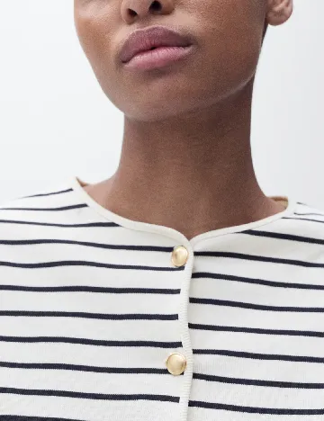 Cardigan Mango, alb Alb