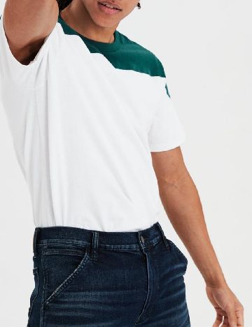 Tricou American Eagle, alb
