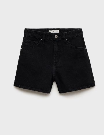Pantaloni scurti Mango, negru