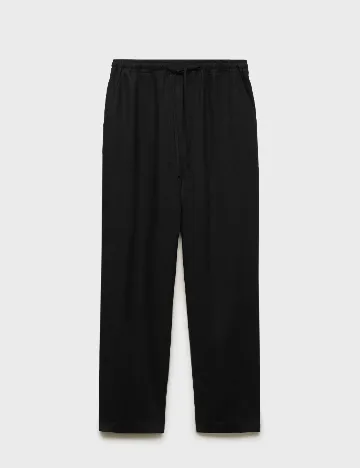 Pantaloni Mango, negru